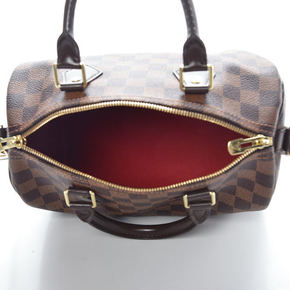 Louis Vuitton Damier Ebene Speedy Bandouliere 25 6 of 10
