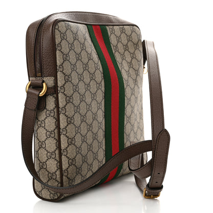 Gucci GG Supreme Monogram Web Medium Ophidia Messenger Bag Brown 3 of 11