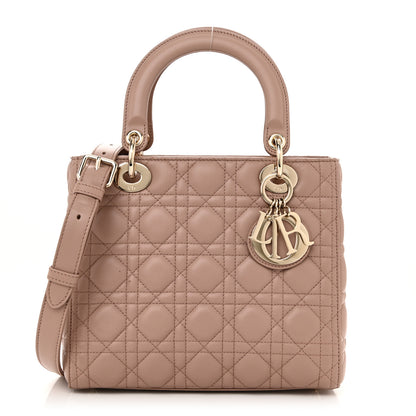 Christian Dior Lambskin Cannage Medium Lady Dior Fard 1 of 9