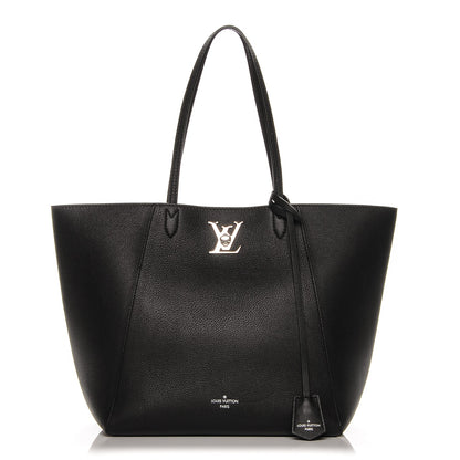 Louis Vuitton Calfskin Lockme Cabas Black 1 of 6