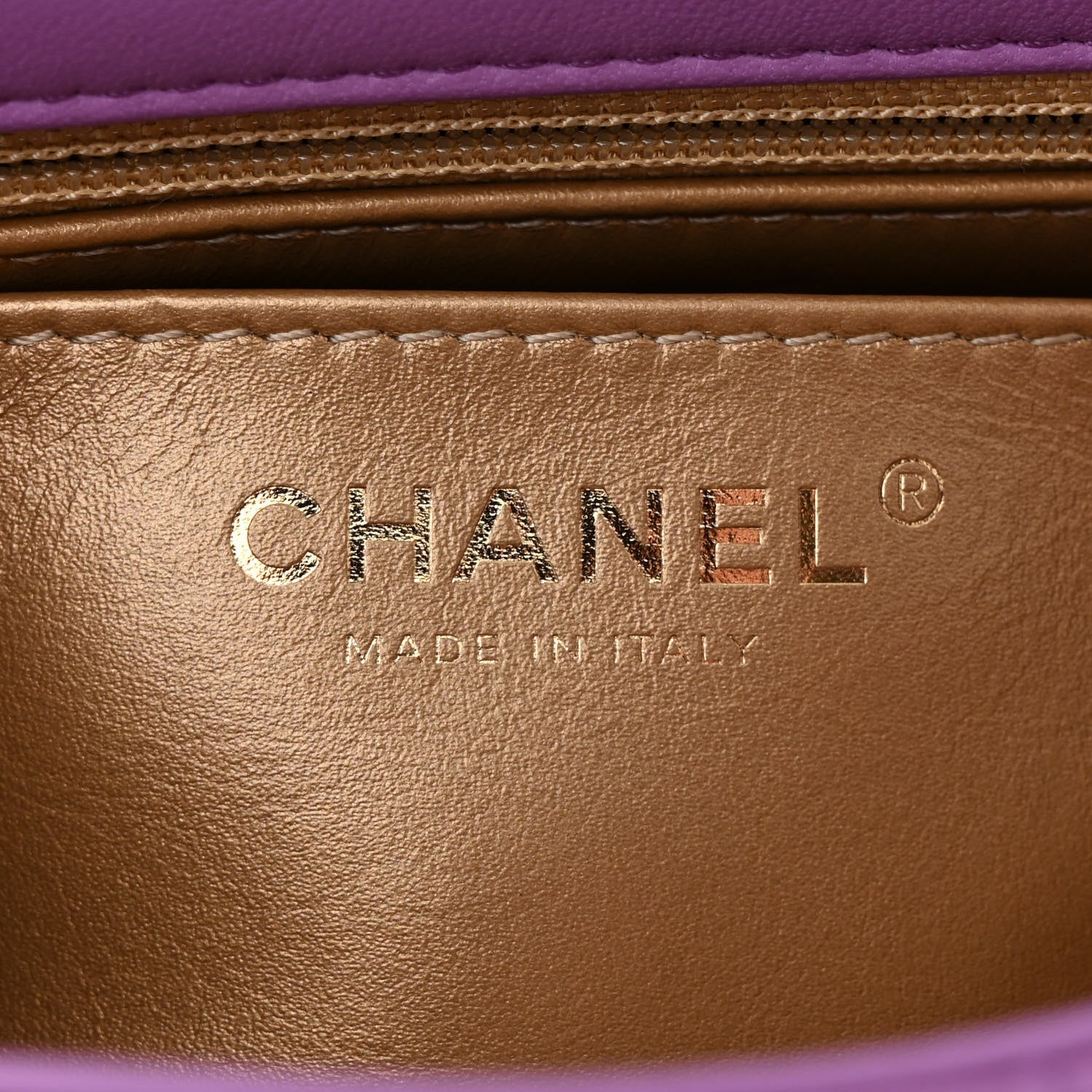 Chanel Lambskin Quilted Mini Pearl Crush Flap Purple 6 of 11