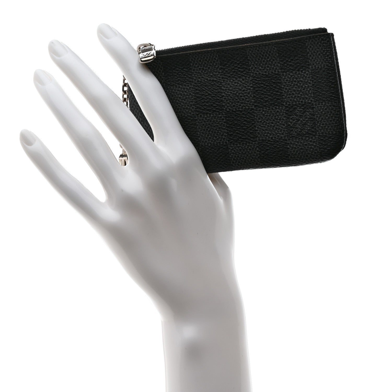 Louis Vuitton LOUIS VUITTON Damier Graphite Key Pouch 2 of 6