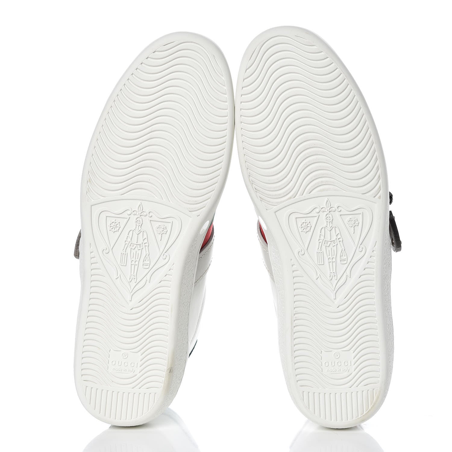 Gucci Calfskin Ayers Web Mens Dionysus High Top Sneakers 9 White 5 of 9