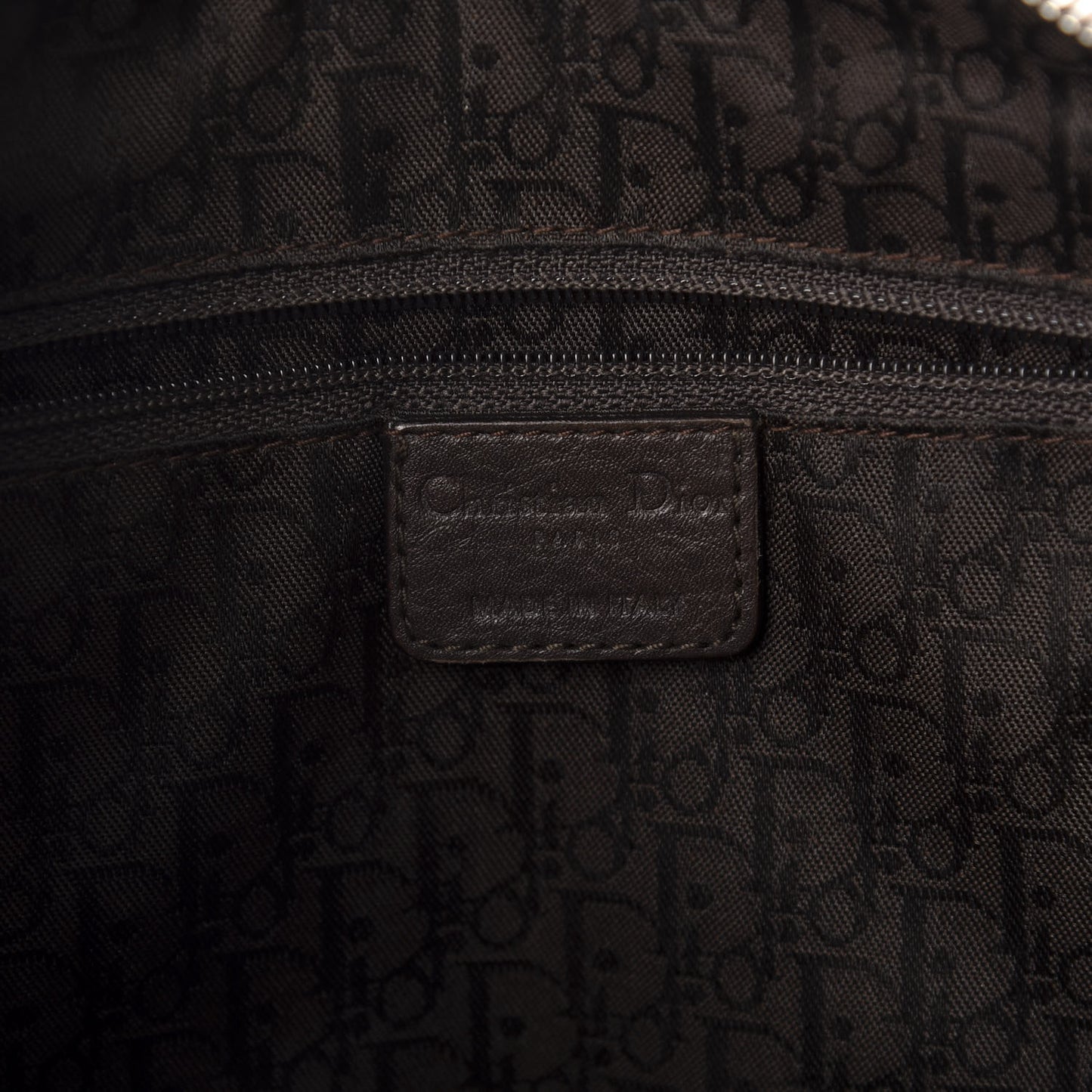 Calfskin Logo Charms Boston Brown