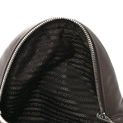 Prada Soft Calfskin Impunture Diagramme Day Backpack Bambu 12 of 12