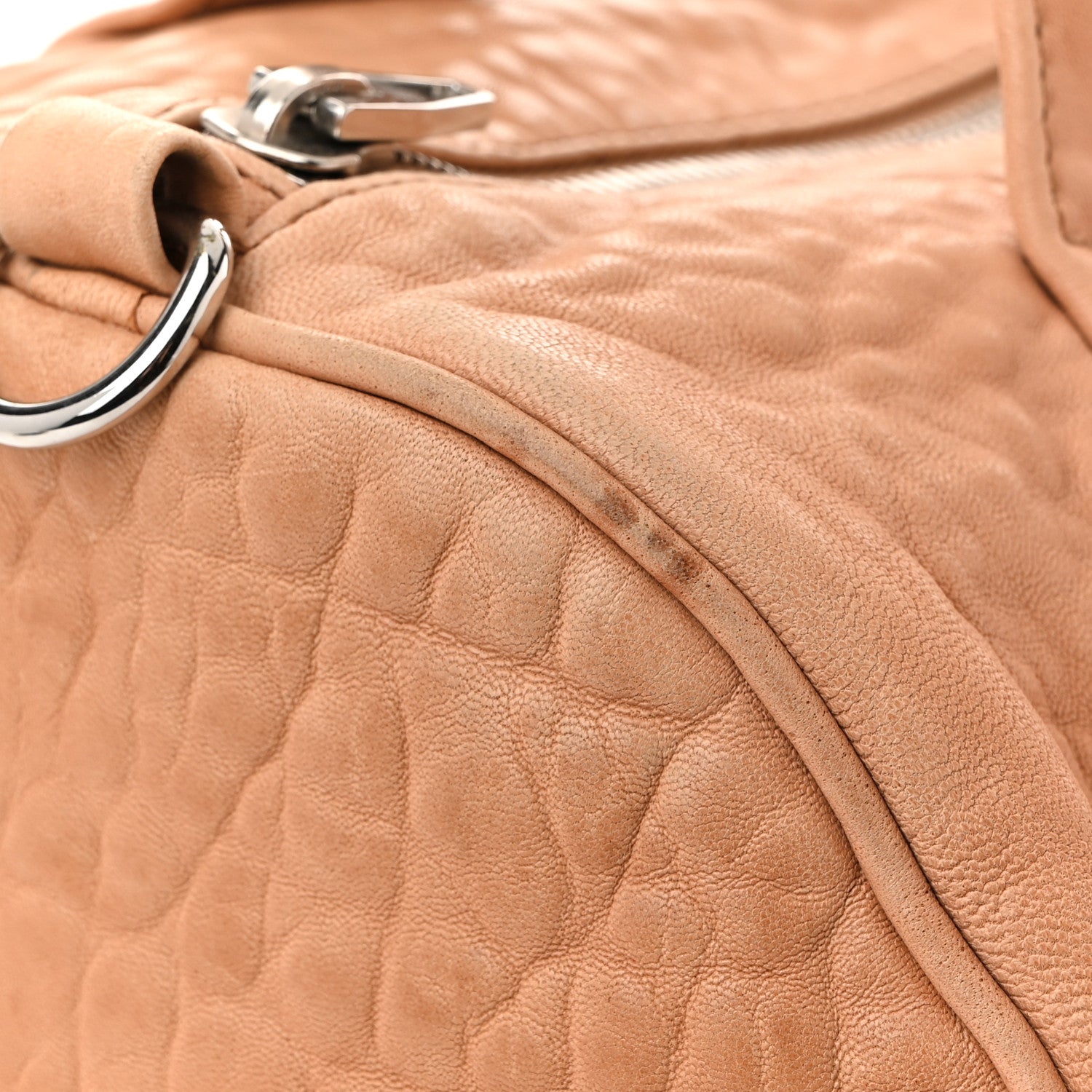 Alexander Wang Pebbled Lambskin Rocco  Beige Rhodium Hardware 11 of 12