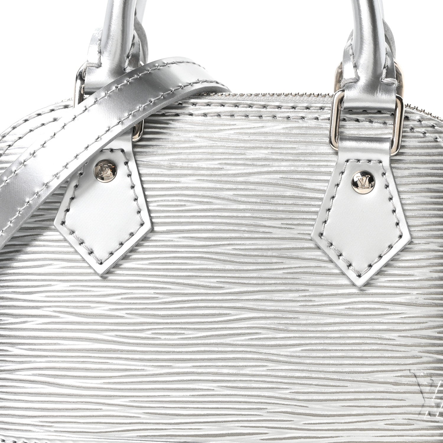Louis Vuitton Epi Nano Alma Metallic Silver 7 of 10