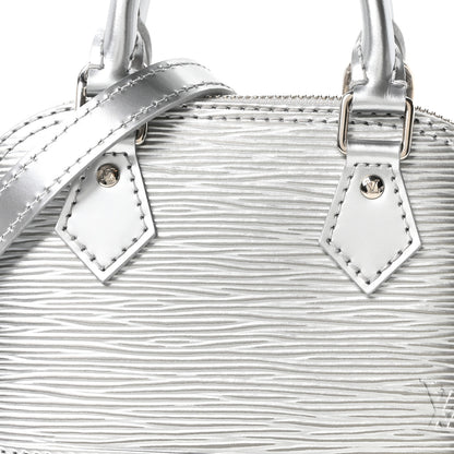 Louis Vuitton Epi Nano Alma Metallic Silver 7 of 10