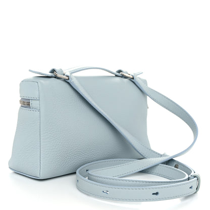 Loro Piana Grained Calfskin L19 Extra Pocket Pouch Minty Breeze 3 of 9