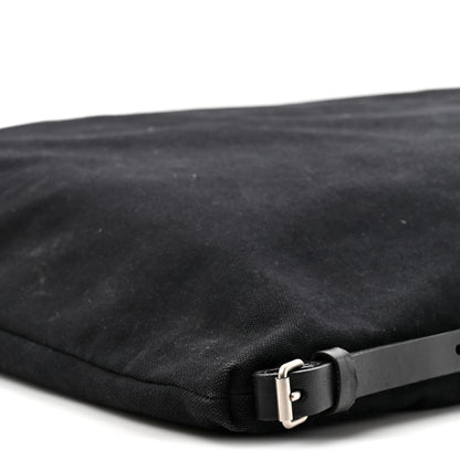 Saint Laurent Canvas Calfskin Embossed Large Convertible ID Bag Black 9 of 11