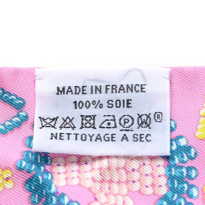 Hermes Silk Kelly En Perles Twilly Rose Bonbon Canard 4 of 4