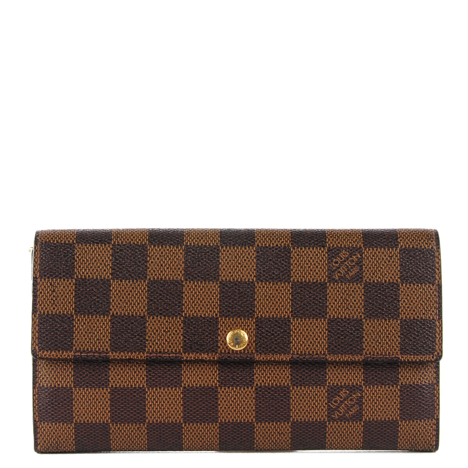 Louis Vuitton Damier Ebene Sarah Wallet 1 of 7