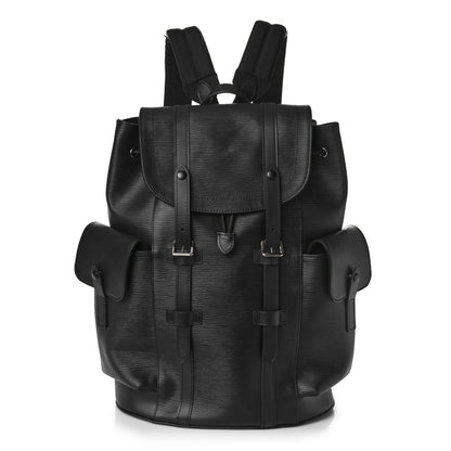 Louis Vuitton Epi Christopher Backpack PM Black 1 of 8
