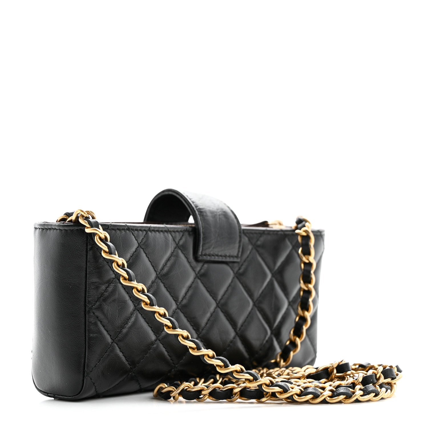 Chanel Aged Calfskin Lucky Charms 2.55 Reissue Mini Clutch With Chain Black 3 of 13