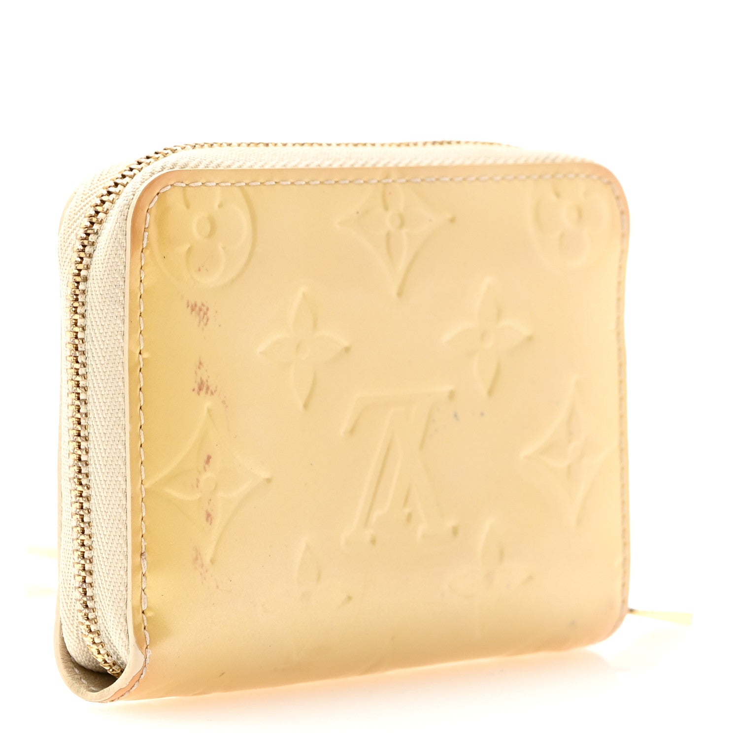 Louis Vuitton Vernis Zippy Coin Purse Blanc Corail 3 of 10