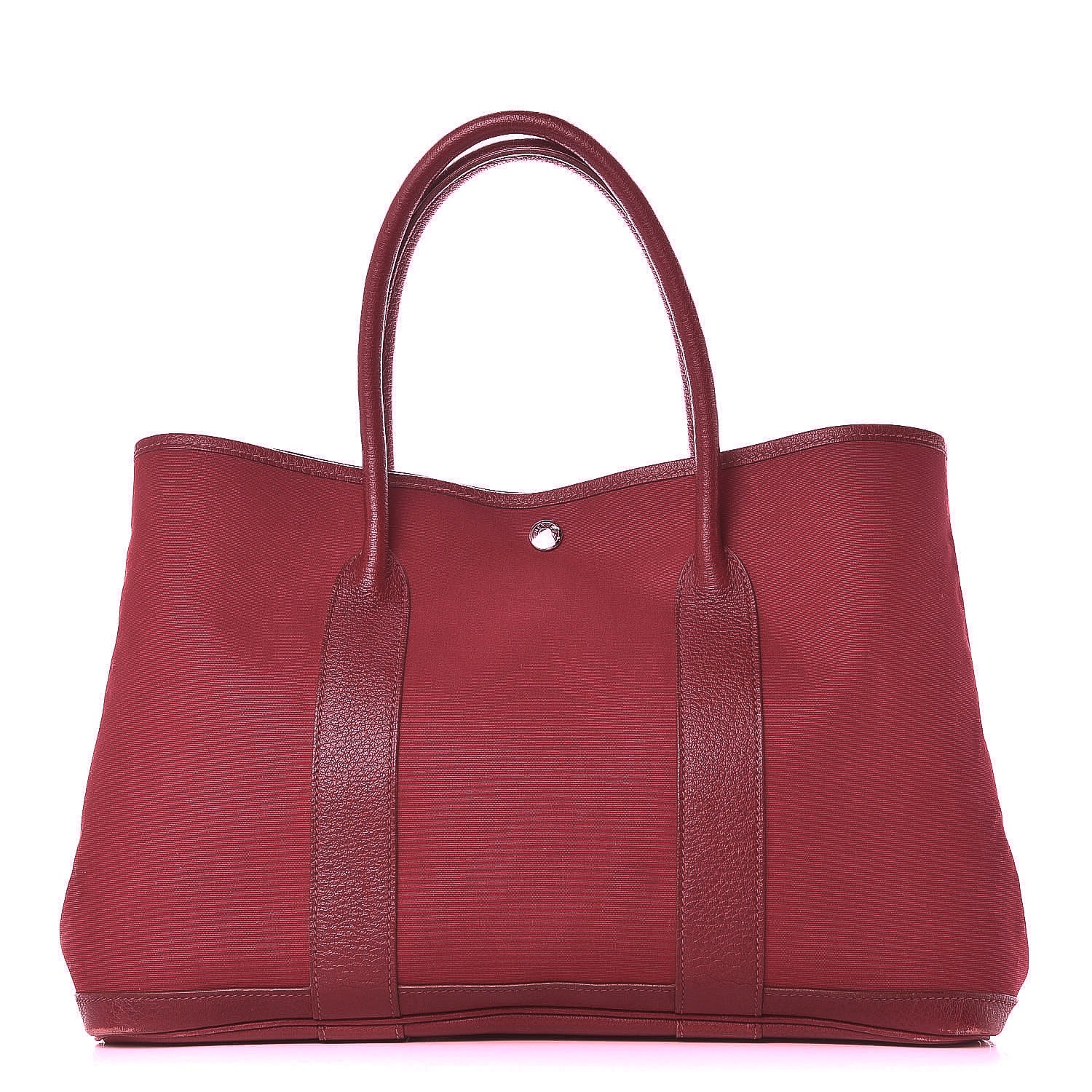 Hermes Toile Officier Negonda Garden Party 30 TPM Rouge Imperial 1 of 16