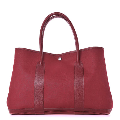 Hermes Toile Officier Negonda Garden Party 30 TPM Rouge Imperial 1 of 16