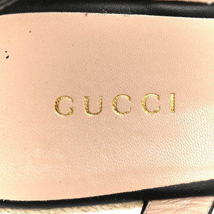Gucci Galassia Aitana Espadrille 10/95mm Wedge Sandals 39 Black 7 of 12