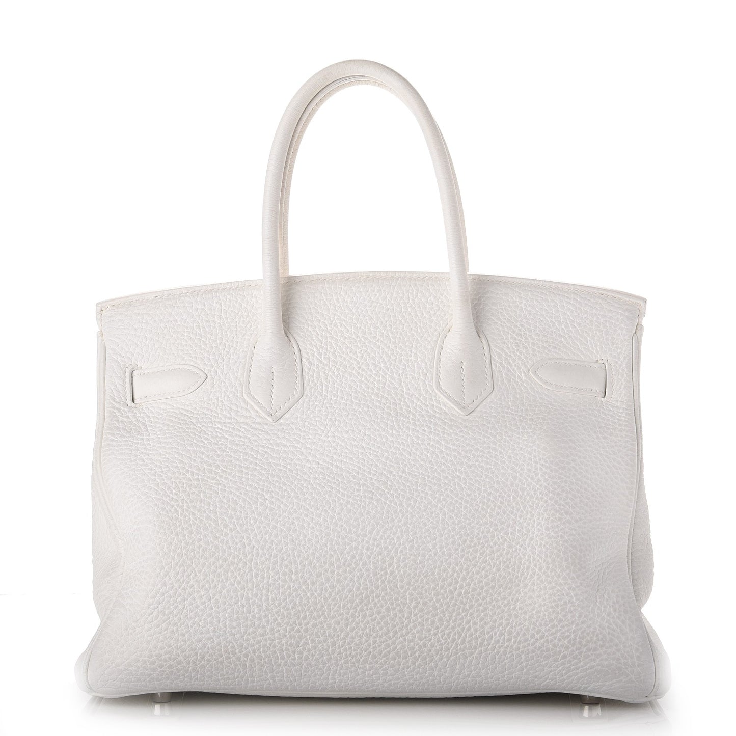 Taurillon Clemence Birkin 30 White