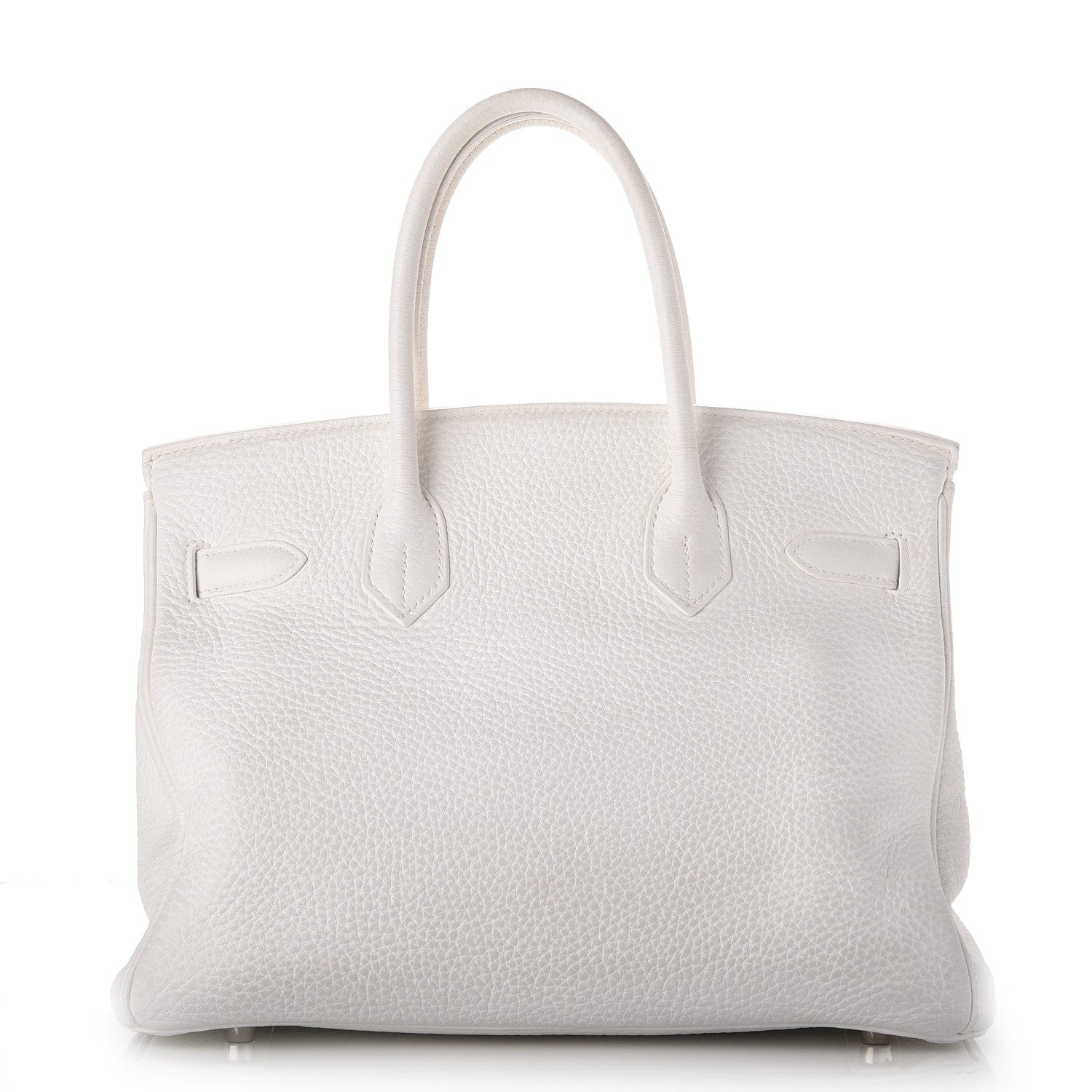 Hermes Taurillon Clemence Birkin 30 White 5 of 44