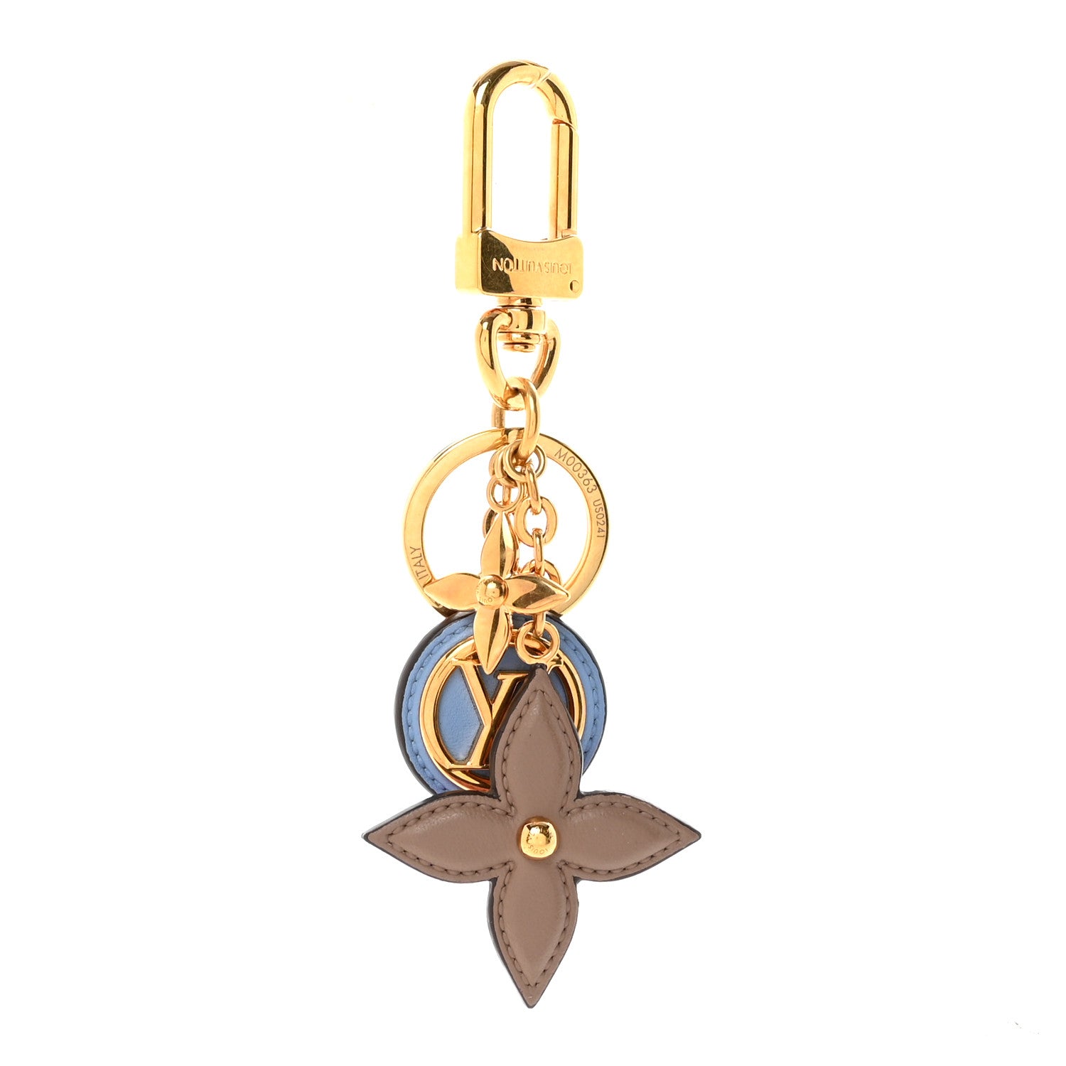Louis Vuitton Preppy Flowers Bag Charm Key Holder Multicolor 1 of 5