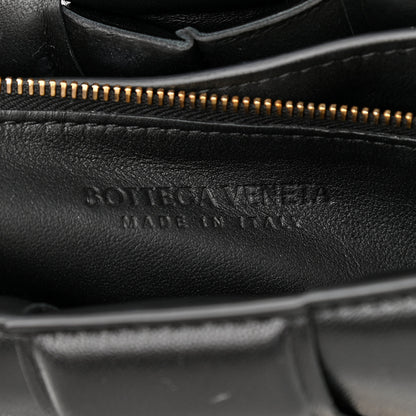 Bottega Veneta Lambskin Maxi Intreccio Padded Chain Cassette Crossbody Bag Black 6 of 13