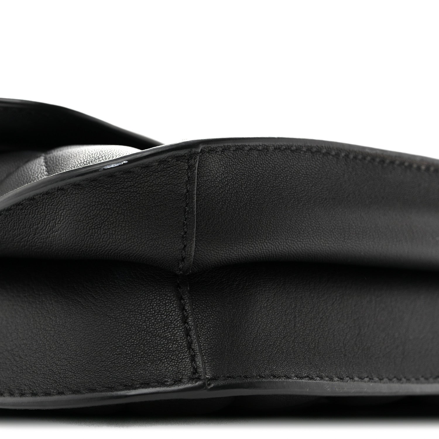 Chanel Metallic Goatskin Quilted Large Rock In Rome Flap Black 10 of 14