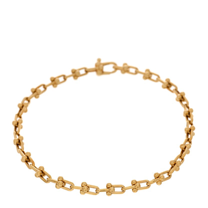 Tiffany 18K Yellow Gold Micro HardWear Link Bracelet 1 of 4
