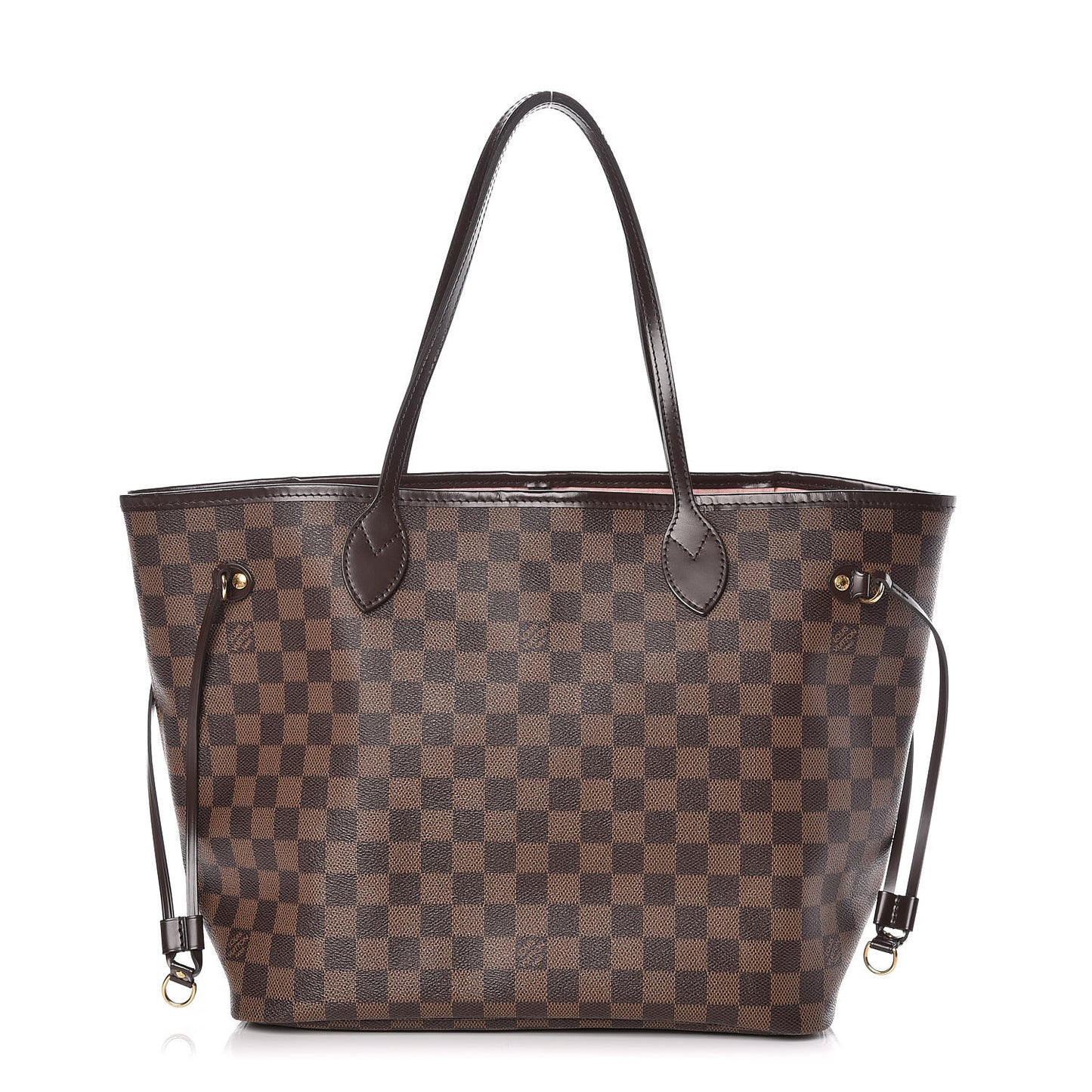 Damier Ebene Neo Neverfull MM Rose Ballerine