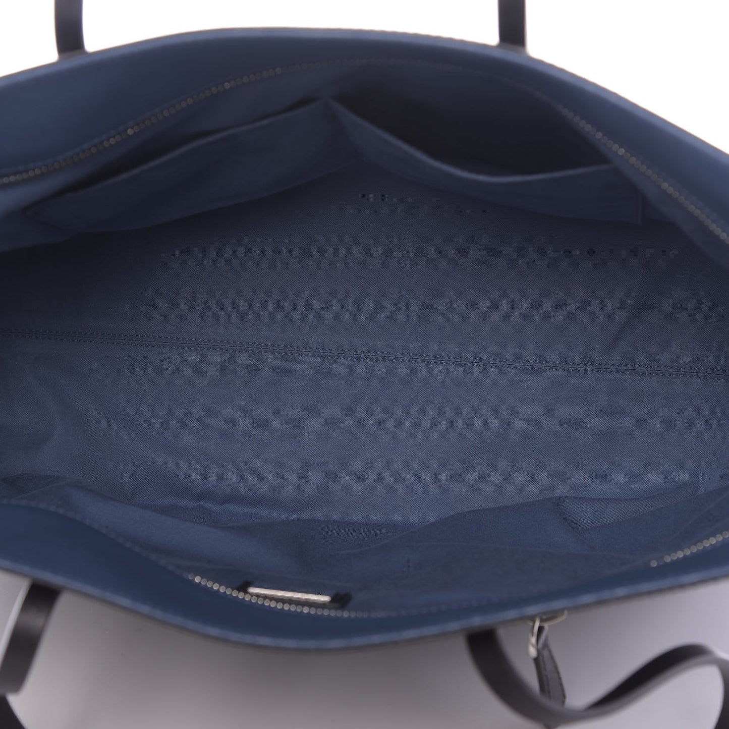 Vitello Elite Cuoio Monster Buggies Medium Roll Tote Black Multicolor Blue Cobalto
