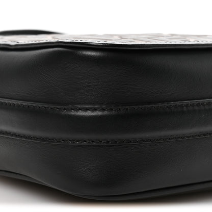 Fendi Vitello Century F is Fendi Bi-Color FF 1974 Embossed Camera Case Maya Black 9 of 10