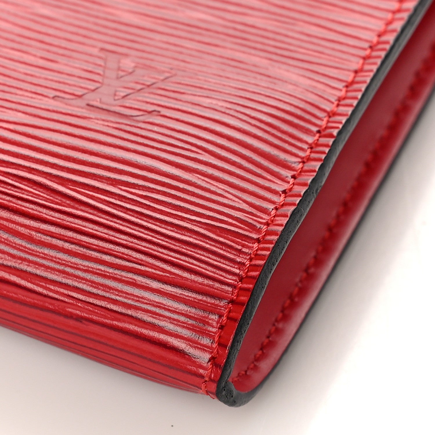 Louis Vuitton Epi Pochette Accessories 24 Castillan Red 8 of 8