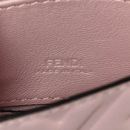 Fendi Nappa Matisse FF Embossed Nano Baguette Charm Rosa Quarzo 6 of 10