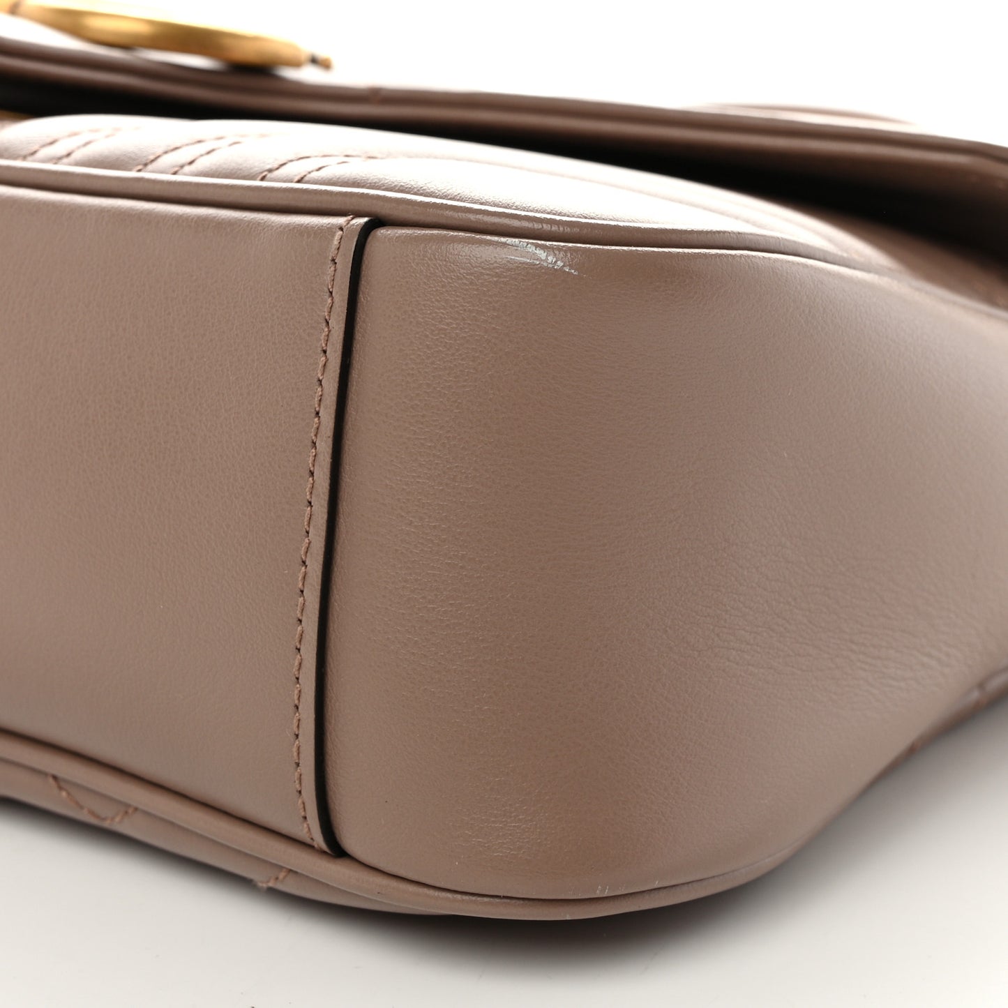 Calfskin Matelasse Small GG Marmont Shoulder Bag Porcelain Rose