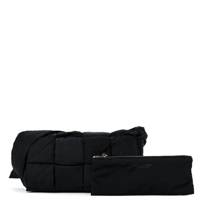 Bottega Veneta Nylon Intrecciato Padded Tech Cassette Bag Black 1 of 12