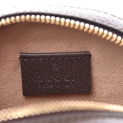 Gucci GG Supreme Monogram Web Mini Ophidia Round Shoulder Bag Brown 6 of 12