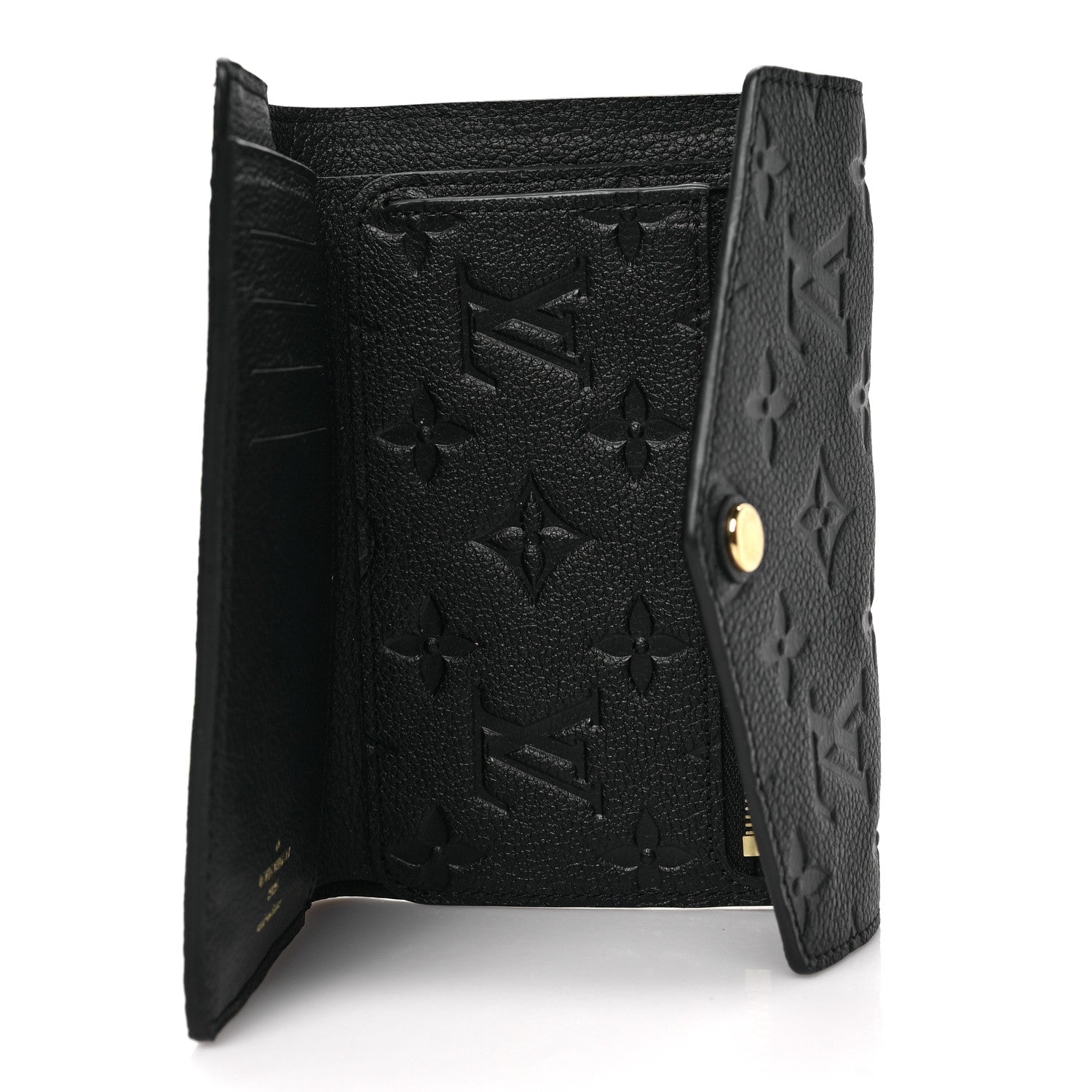 Louis Vuitton Empreinte Compact Curieuse Wallet Black 5 of 6