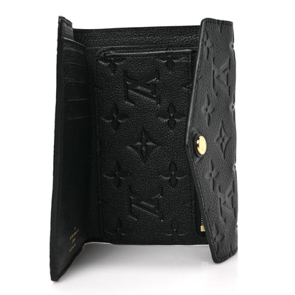 Louis Vuitton Empreinte Compact Curieuse Wallet Black 5 of 6