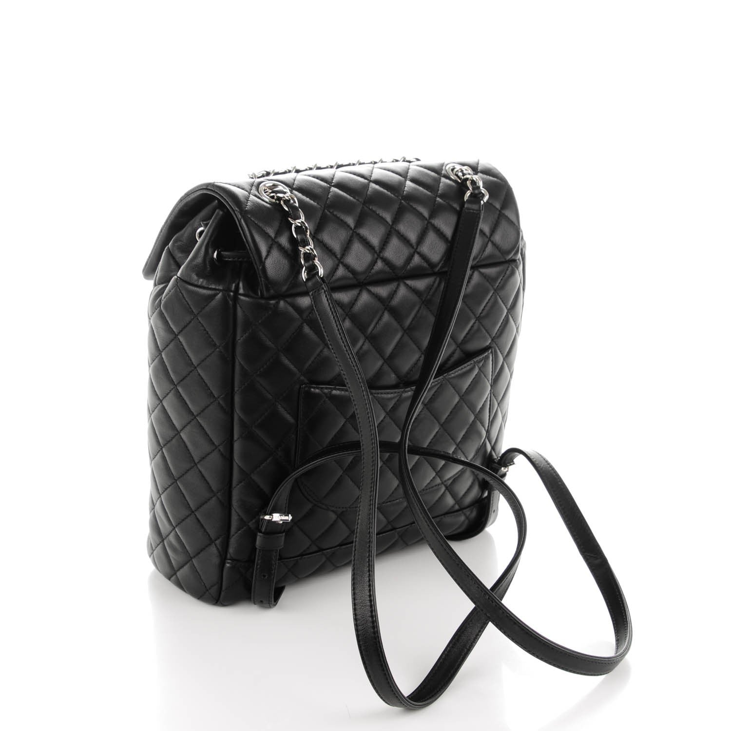 Chanel Lambskin Quilted Large Urban Spirit Backpack Black 3 of 8
