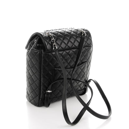 Chanel Lambskin Quilted Large Urban Spirit Backpack Black 3 of 8
