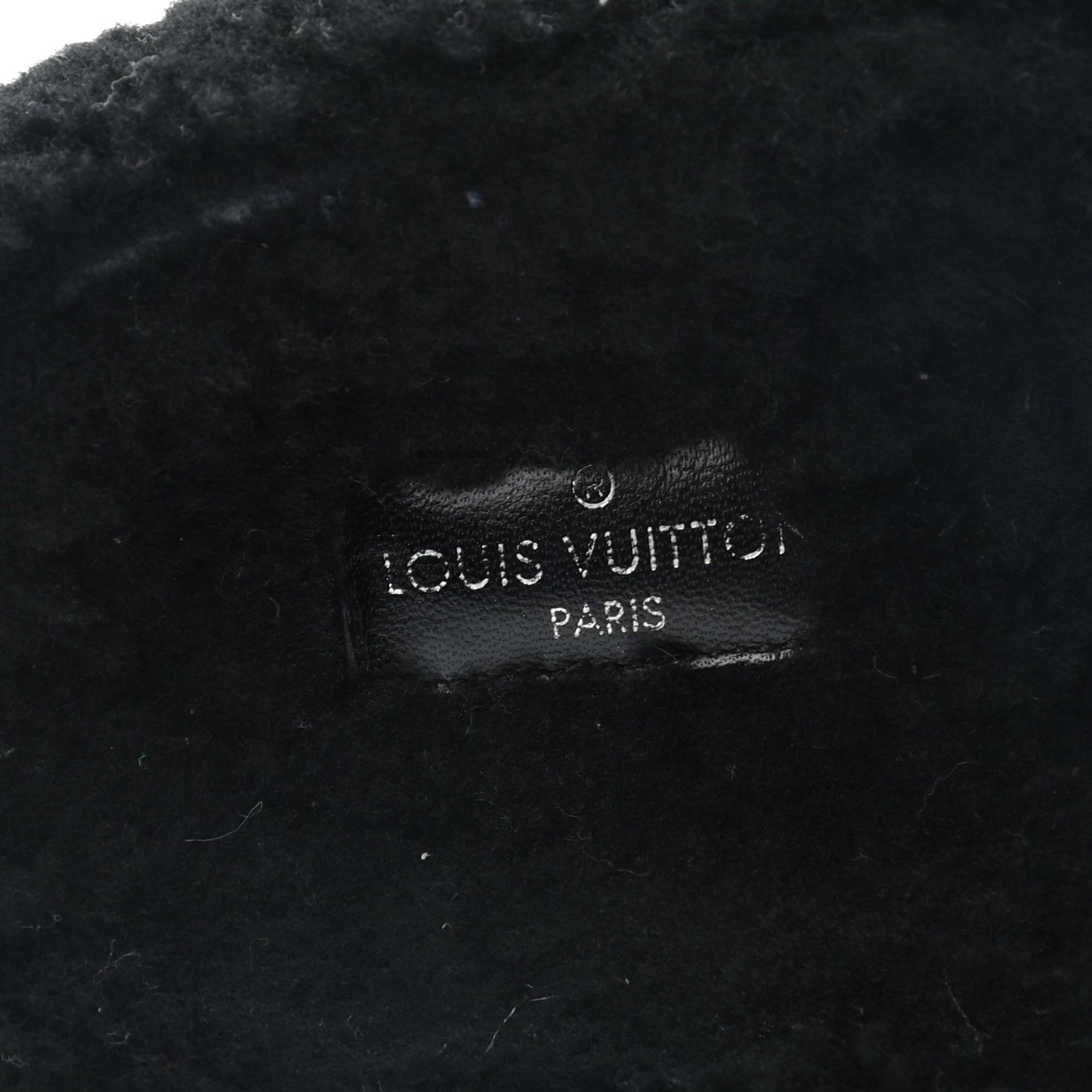 Louis Vuitton Shearling Paseo Flat Comfort Mule 41 Black 6 of 10