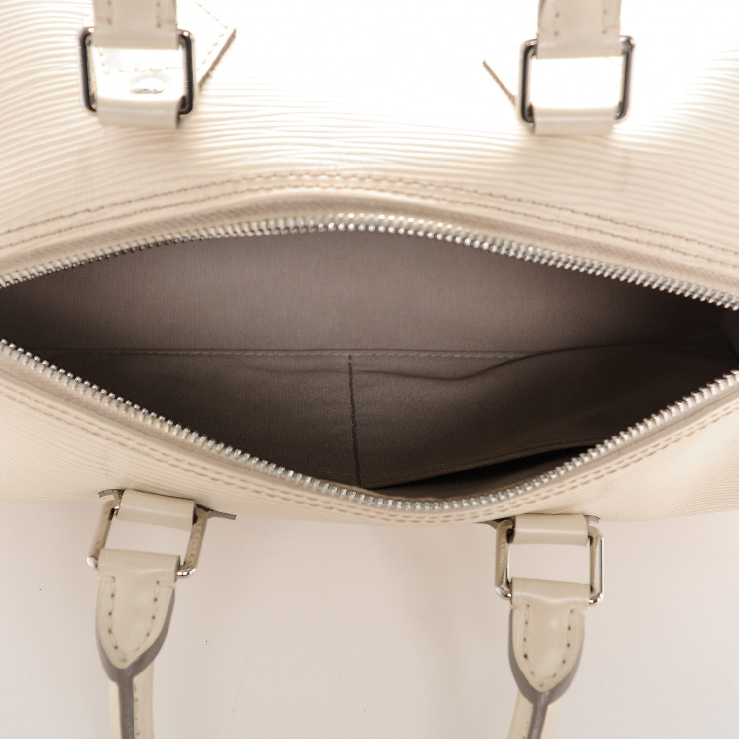 Louis Vuitton Epi Speedy 25 Ivory 6 of 6