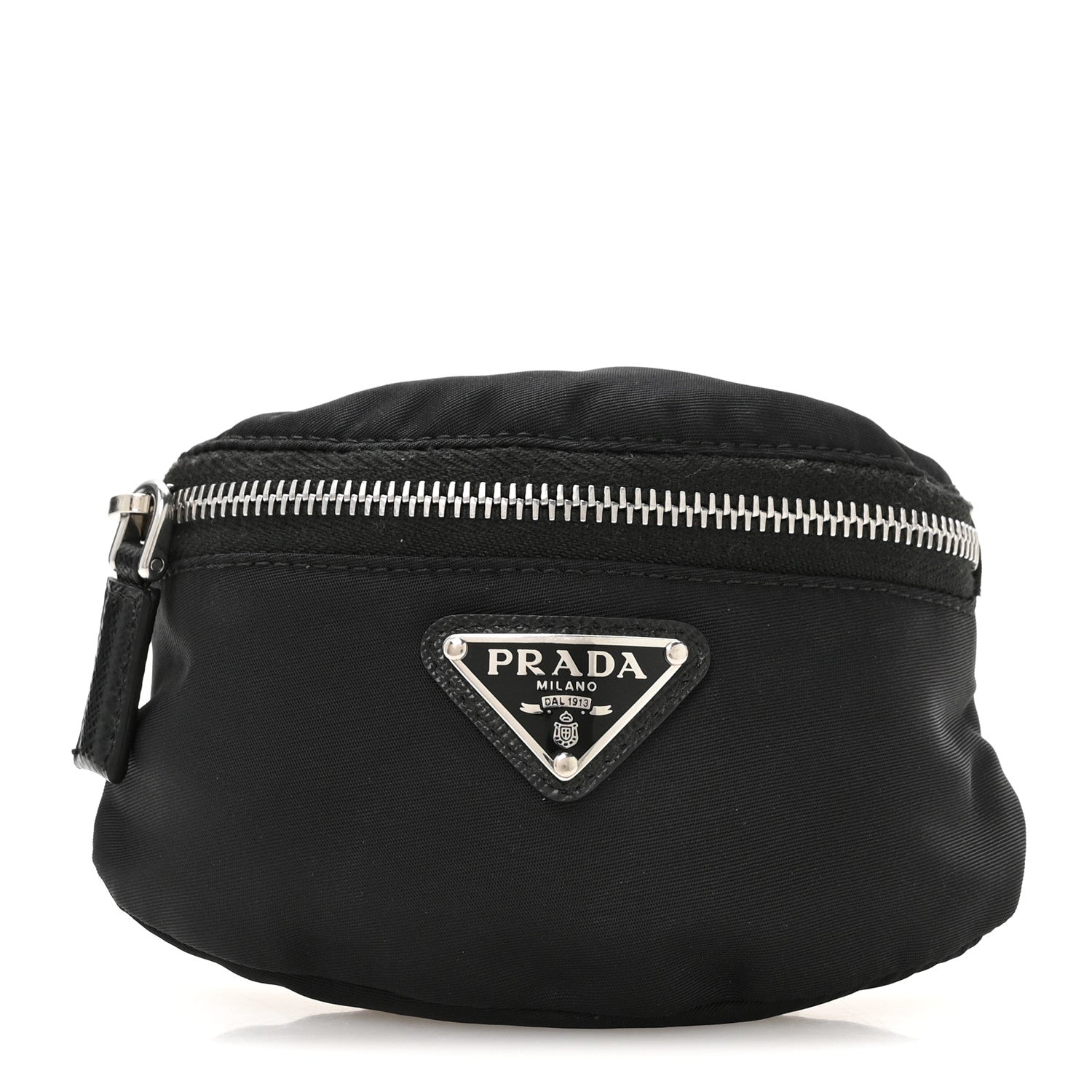 Prada Tessuto Nylon Wrist Pouch Black 1 of 8