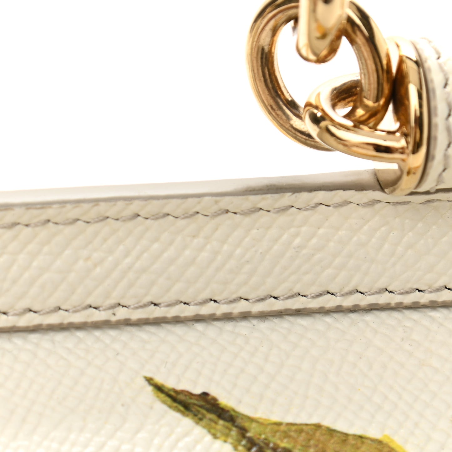 Dauphine Lemon Print Medium Miss Sicily Satchel White