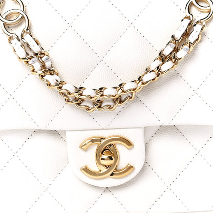 Chanel Caviar Quilted Small CC You Flap White 9 of 12