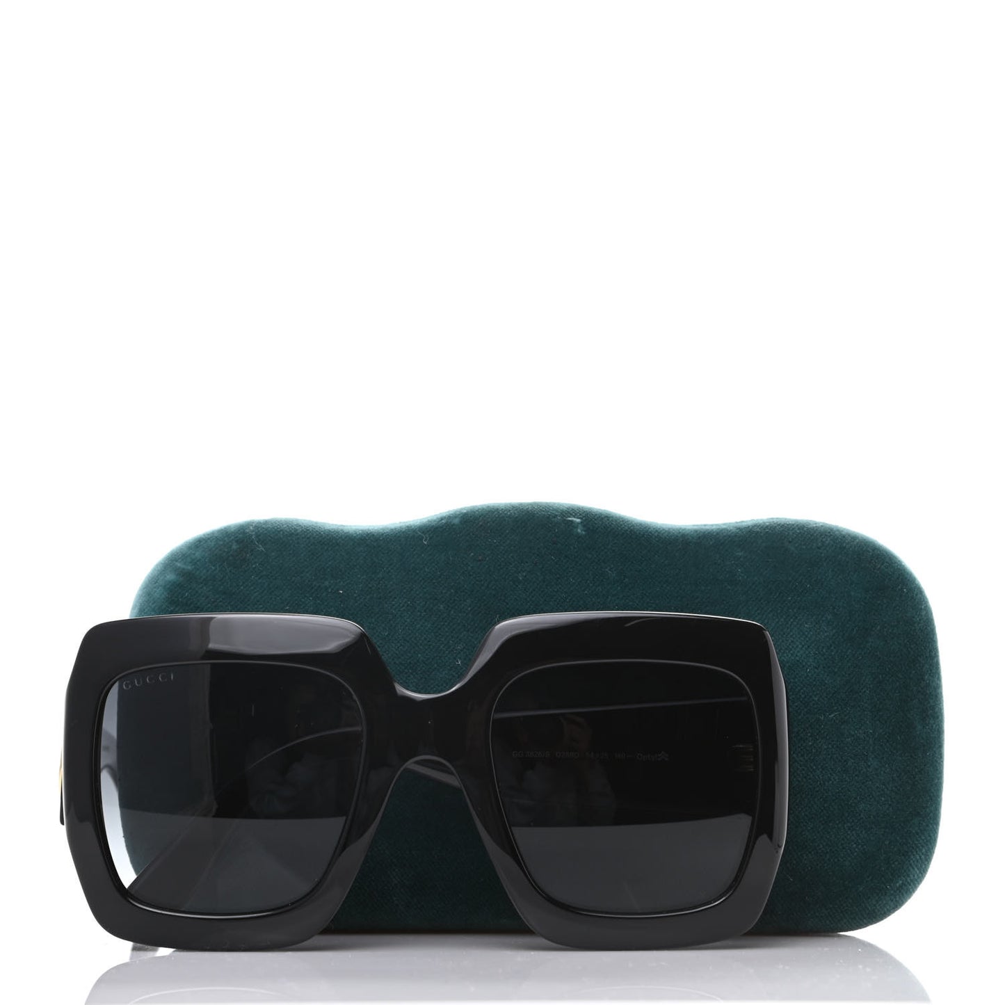 Acetate Square Frame Sunglasses GG3826S Black