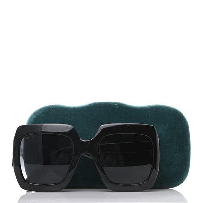 Gucci Acetate Square Frame Sunglasses GG3826S Black 8 of 8