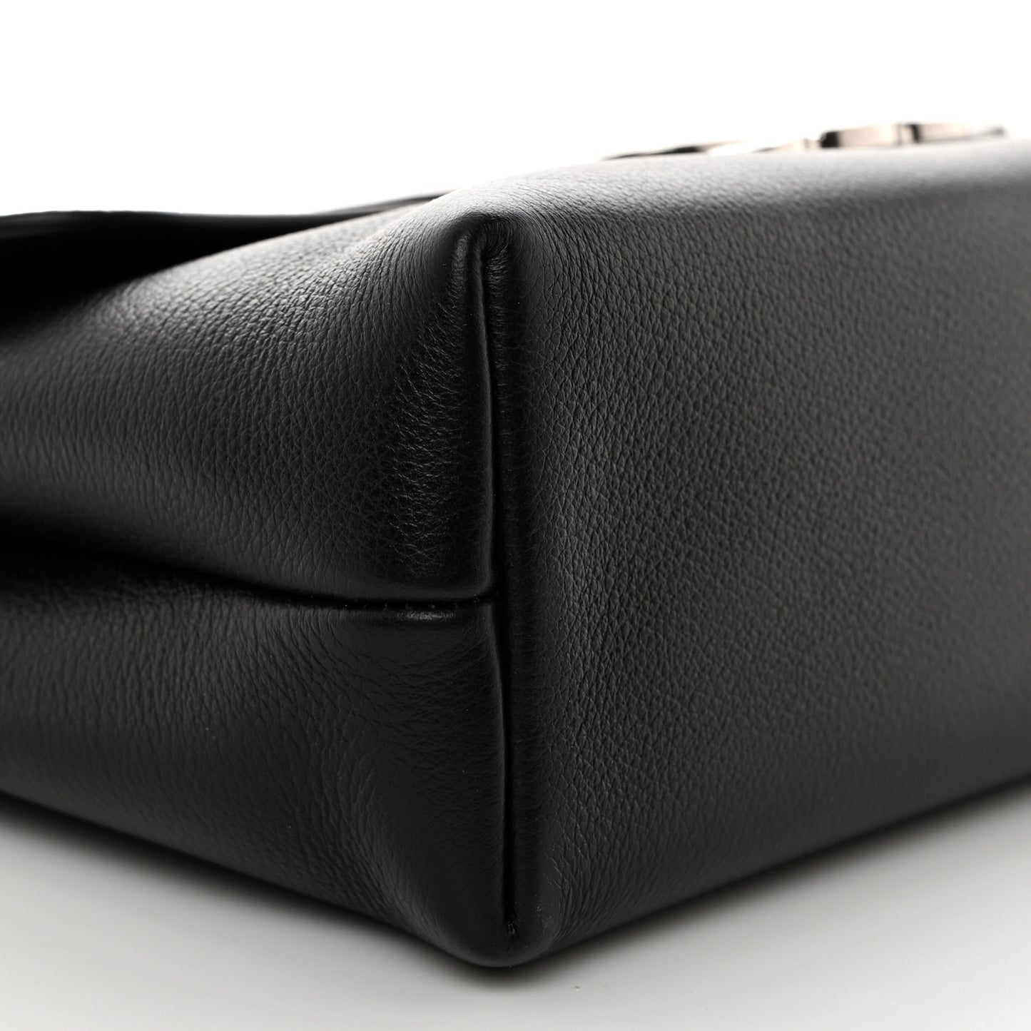 Supple Calfskin Medium Victoire Bag Black