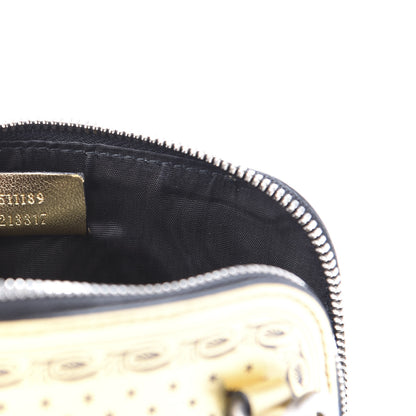 Gucci X SEGA Calfskin GUCCY Stars Mini Dome Shoulder Bag Gold 7 of 11