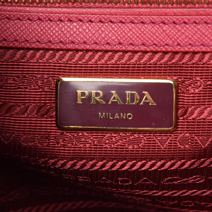 Prada Saffiano Lux Medium Tote Peonia 7 of 7